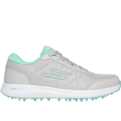 Skechers Go Golf Max Fairway 4 Damengolfschuhe Grau-Türkis