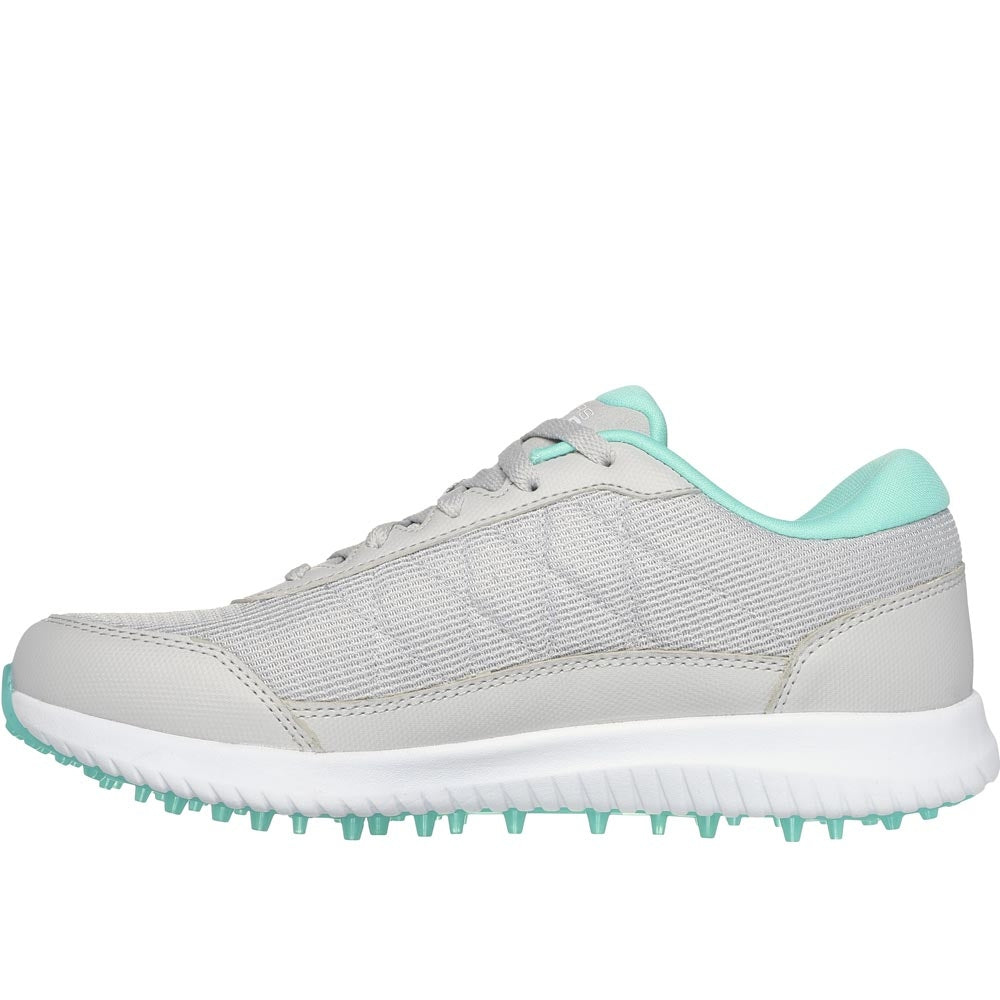Skechers Go Golf Max Fairway 4 Damengolfschuhe Grau-Türkis