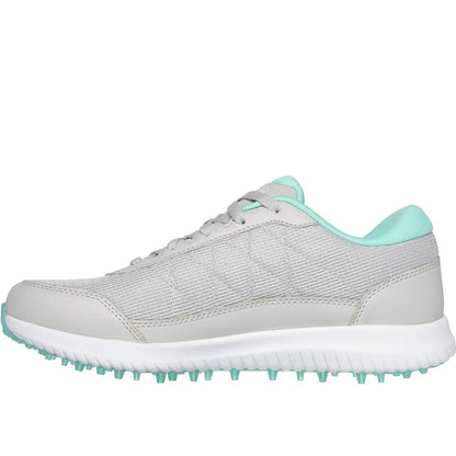 Skechers Go Golf Max Fairway 4 Damengolfschuhe Grau-Türkis