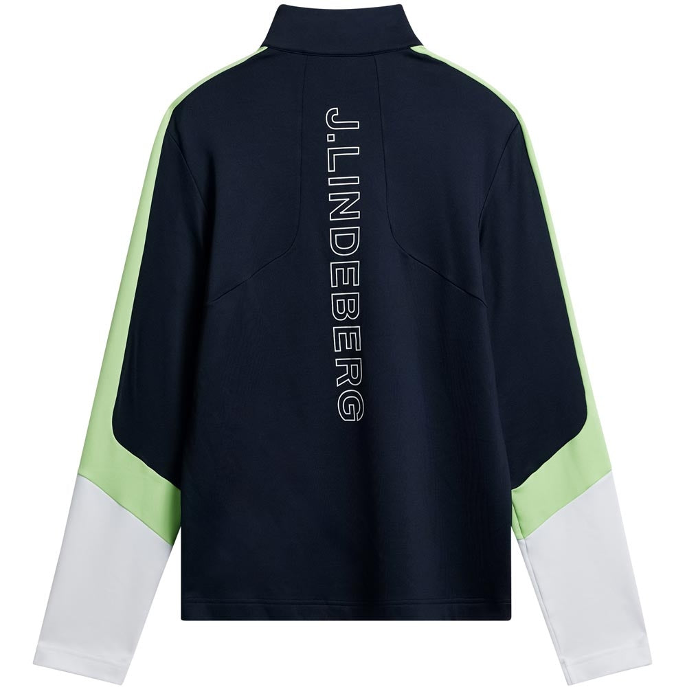 Lindeberg M Carl Mid Layer Herrengolfpullover Navy