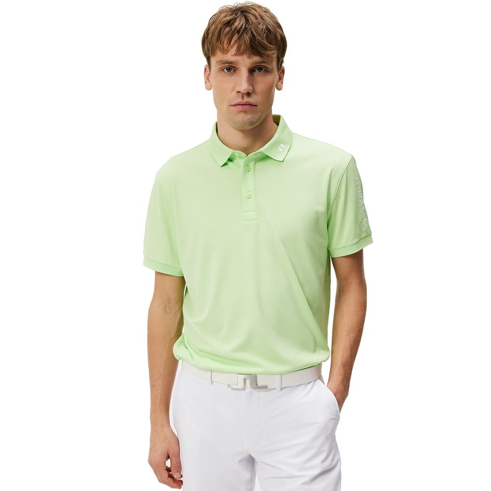 Lindeberg M Tour Tech Reg Herrengolfpoloshirt Grün