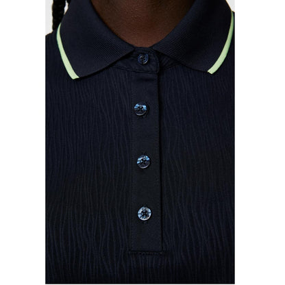 Lindeberg W Lila Sleeveless Damengolfpoloshirt Navy