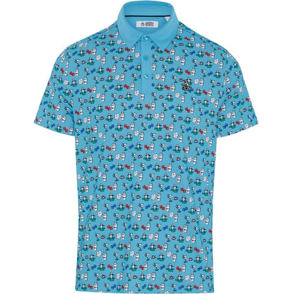 Penguin The Player All-Over Print Herrengolfpoloshirt Print