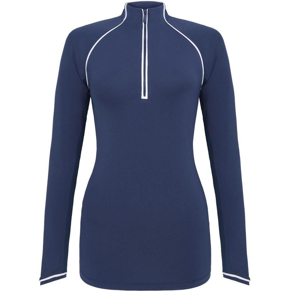 Penguin Veronica Sun Protection Damenlangarmpoloshirt Navy