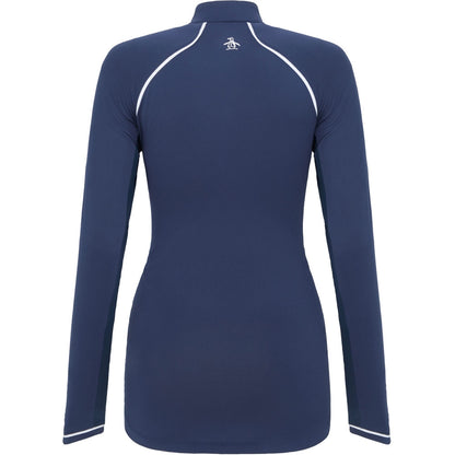 Penguin Veronica Sun Protection Damenlangarmpoloshirt Navy