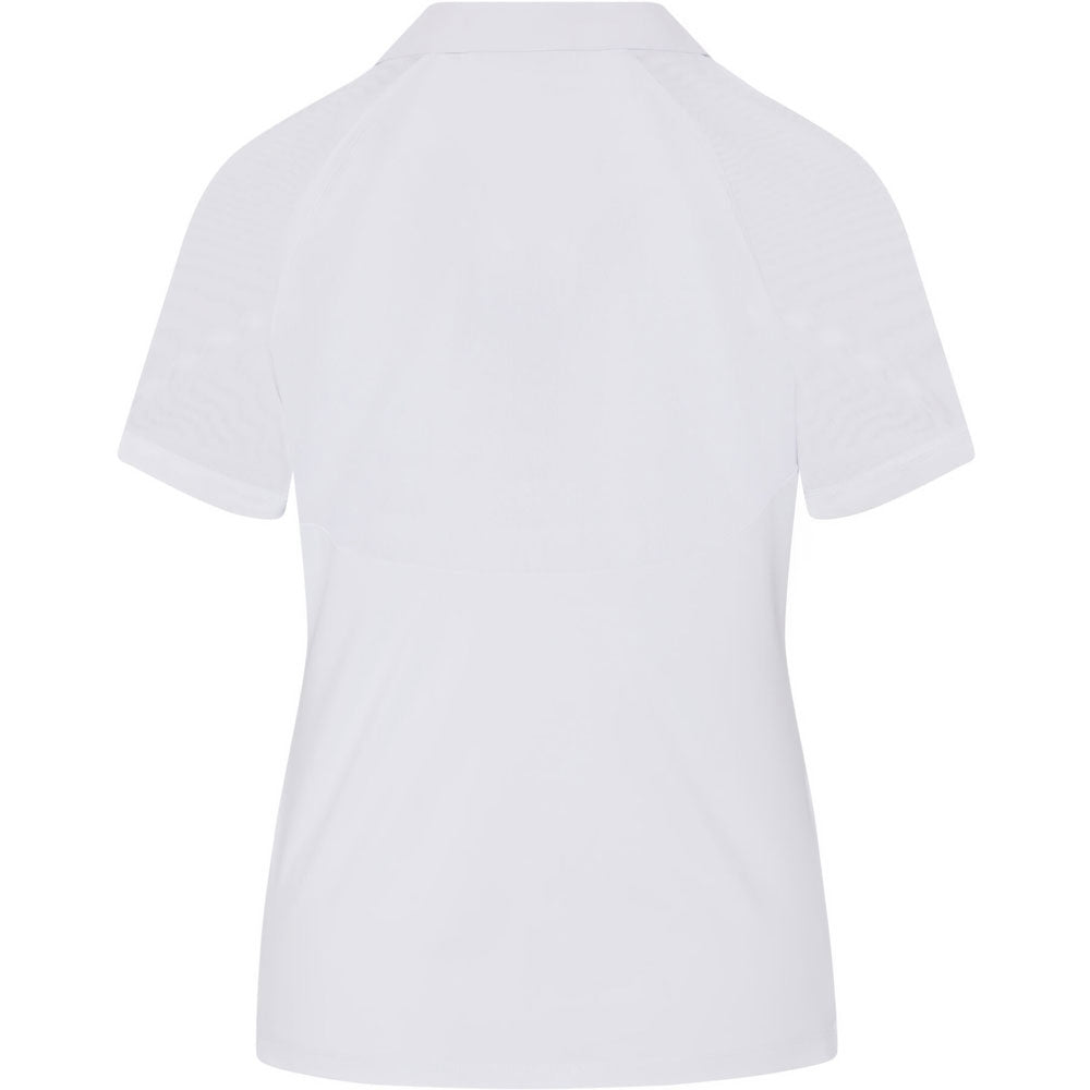 Penguin V-Neck Block Colour Damenpoloshirt Weiss