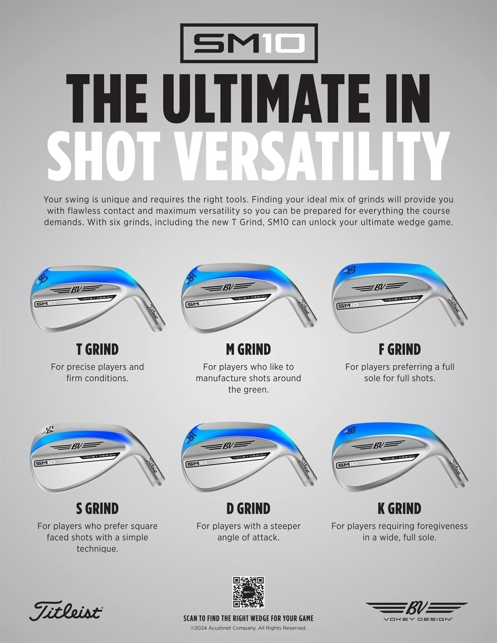 Titleist Vokey Design SM10 Tour Chrome Wedge