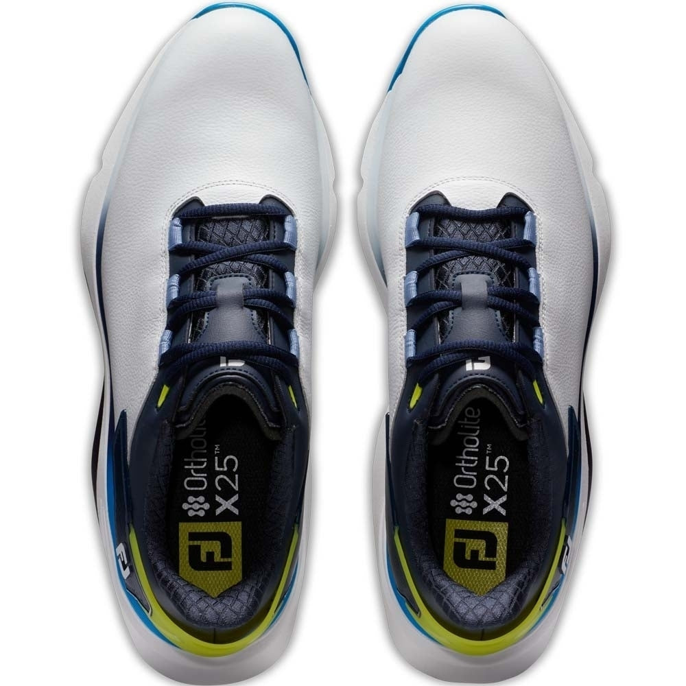 FootJoy Pro SLX Herrengolfschuhe Weiss-Navy-Blue