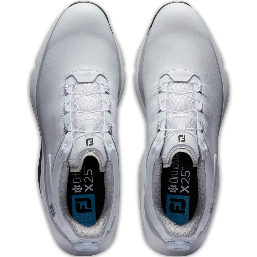 FootJoy Pro SLX BOA Herrengolfschuhe Weiss-Grau