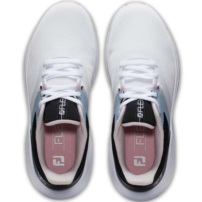 FootJoy Flex Damengolfschuh Weiss-Blau-Schwarz