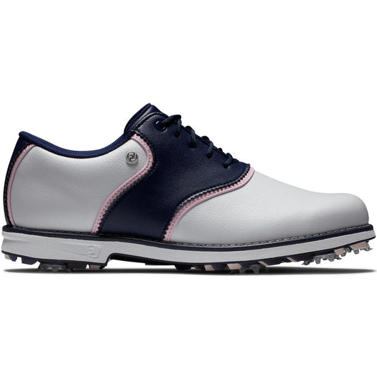 FootJoy Premiere Series Bel Air Damengolfschuh Weiss-Navy-Pink