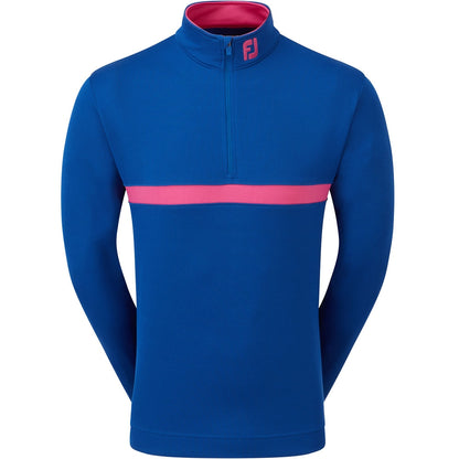FootJoy Inset Stripe Chill-Out Herrenpullover Blue-Berry