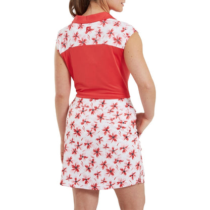 FootJoy Floral Print Damengolfskort Pink