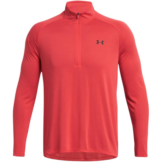 Under Armour UA Tech 2.0 1/2 Zip Herrengolfpullover Red