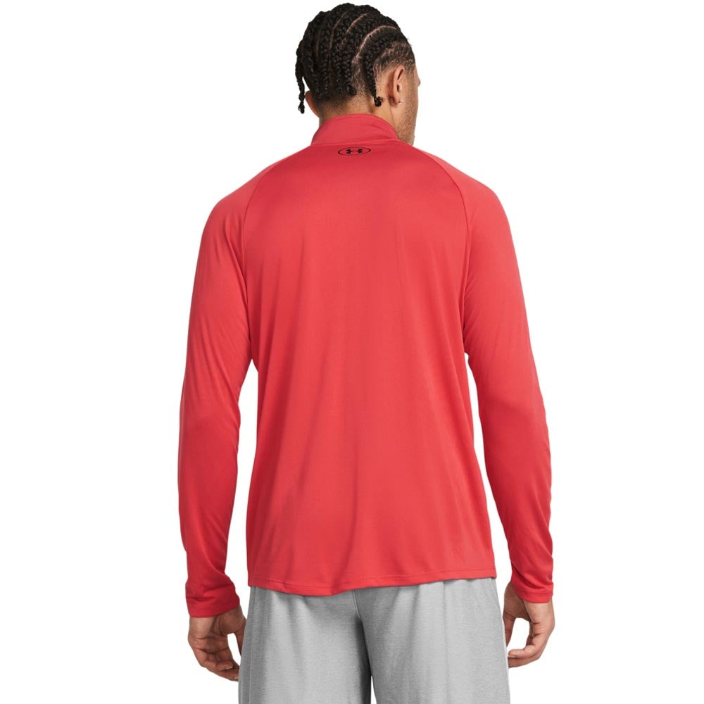 Under Armour UA Tech 2.0 1/2 Zip Herrengolfpullover Red