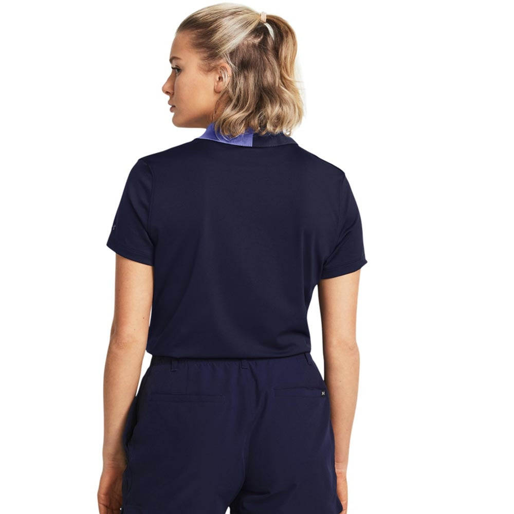 Under Armour UA Playoff Pitch Damengolfpoloshirt Navy-Green