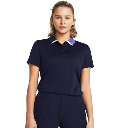 Under Armour UA Playoff Pitch Damengolfpoloshirt Navy-Green