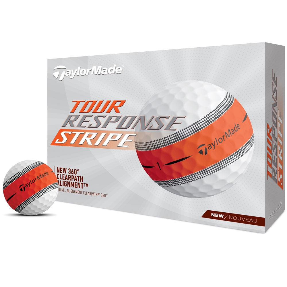 TaylorMade Tour Response Stripe Golfbälle