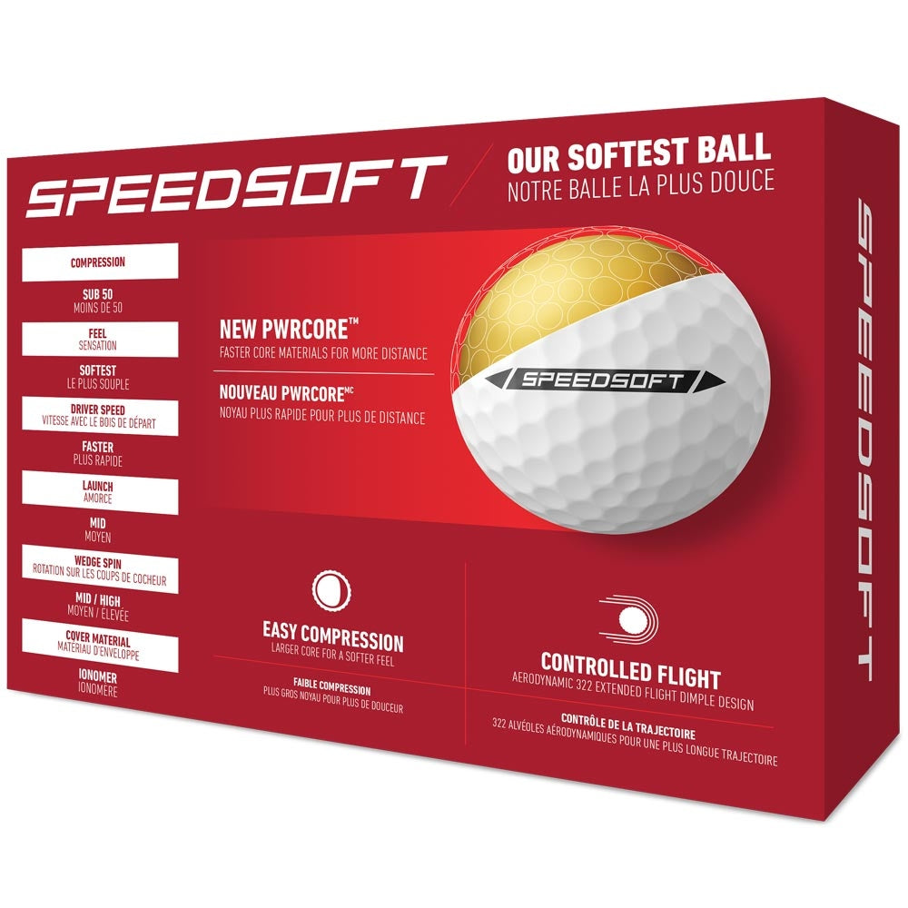 TaylorMade Speedsoft Golfbälle 2024