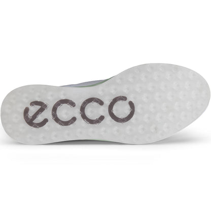 Ecco Golf S-Three Damengolfschuhe Weiss-Grün-Grau