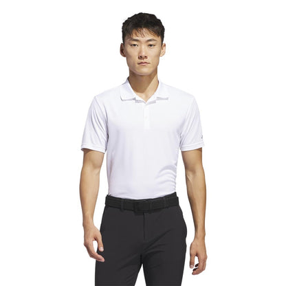 Adidas Adi Perf Herrengolfpoloshirt Weiss