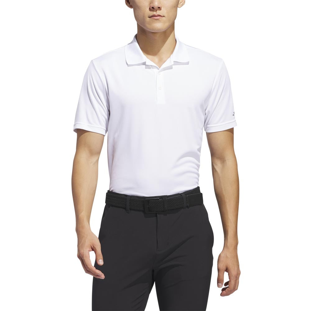 Adidas Adi Perf Herrengolfpoloshirt Weiss