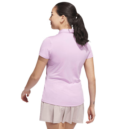 adidas Solid Performance Short Sleeve Damenpoloshirt rosa