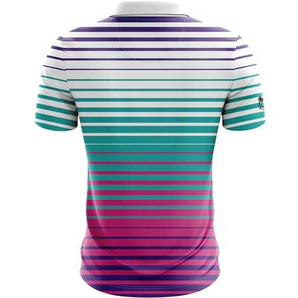 Golf Rowdies Stripes Herrengolfpoloshirt