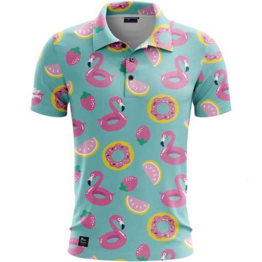 Golf Rowdies Donut Herrengolfpoloshirt