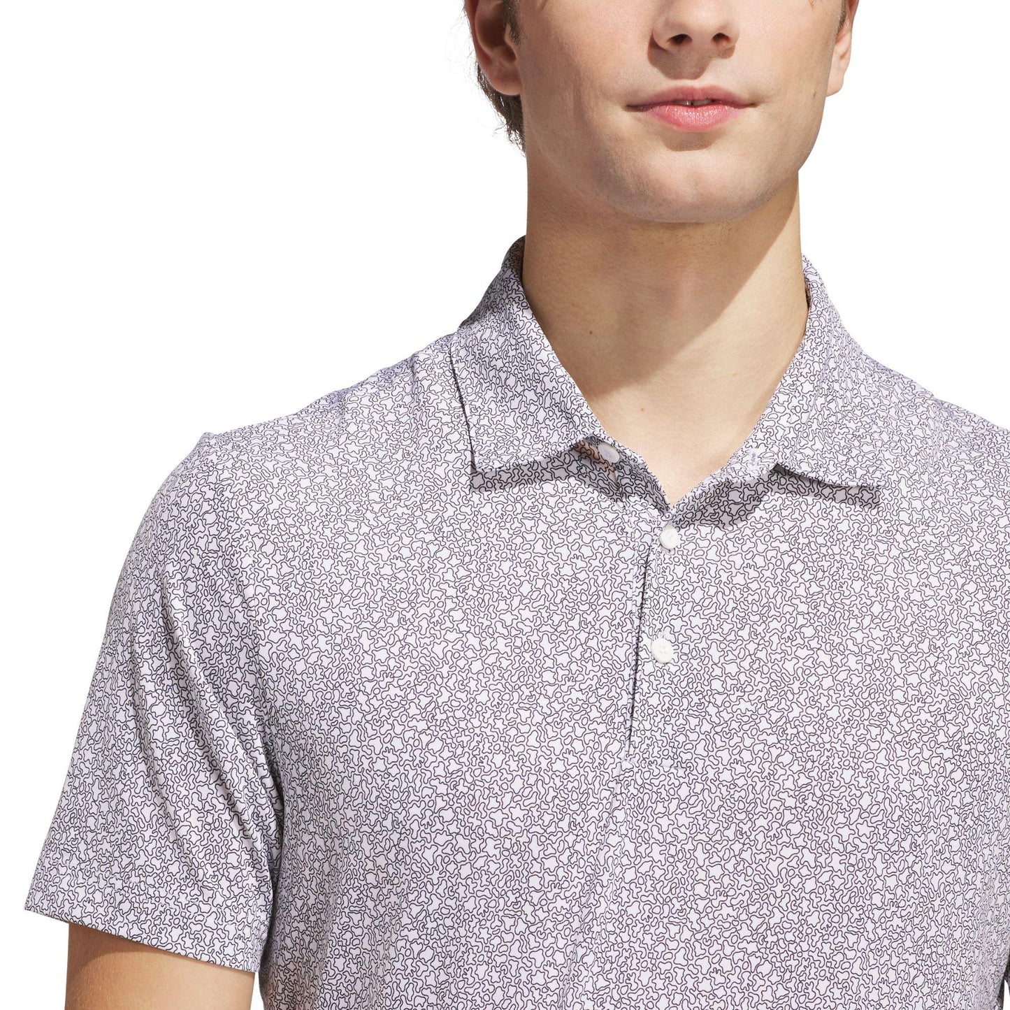 adidas Ultimate365 Mini Bunker Herrenpoloshirt white/black