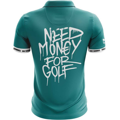 Golf Rowdies Need Money for Golf Herrengolfpoloshirt
