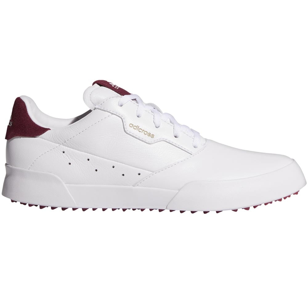 Adidas W adicross Retro Damengolfschuhe Weiss-Wild Pink