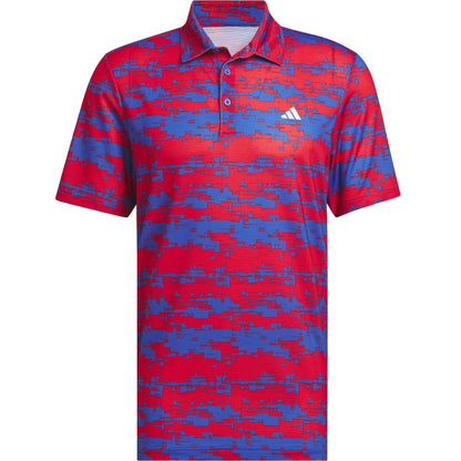 Adidas Ultimate365 Heat.Rdy Herrengolfpoloshirt Royal-Rot