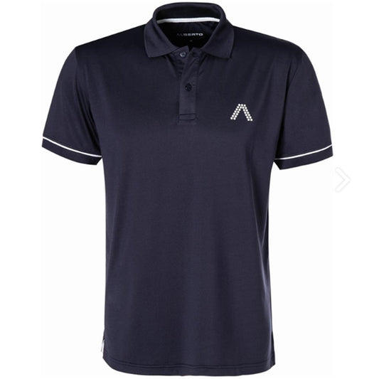 Alberto Paul Dry Comfort Herrengolfpoloshirt Navy