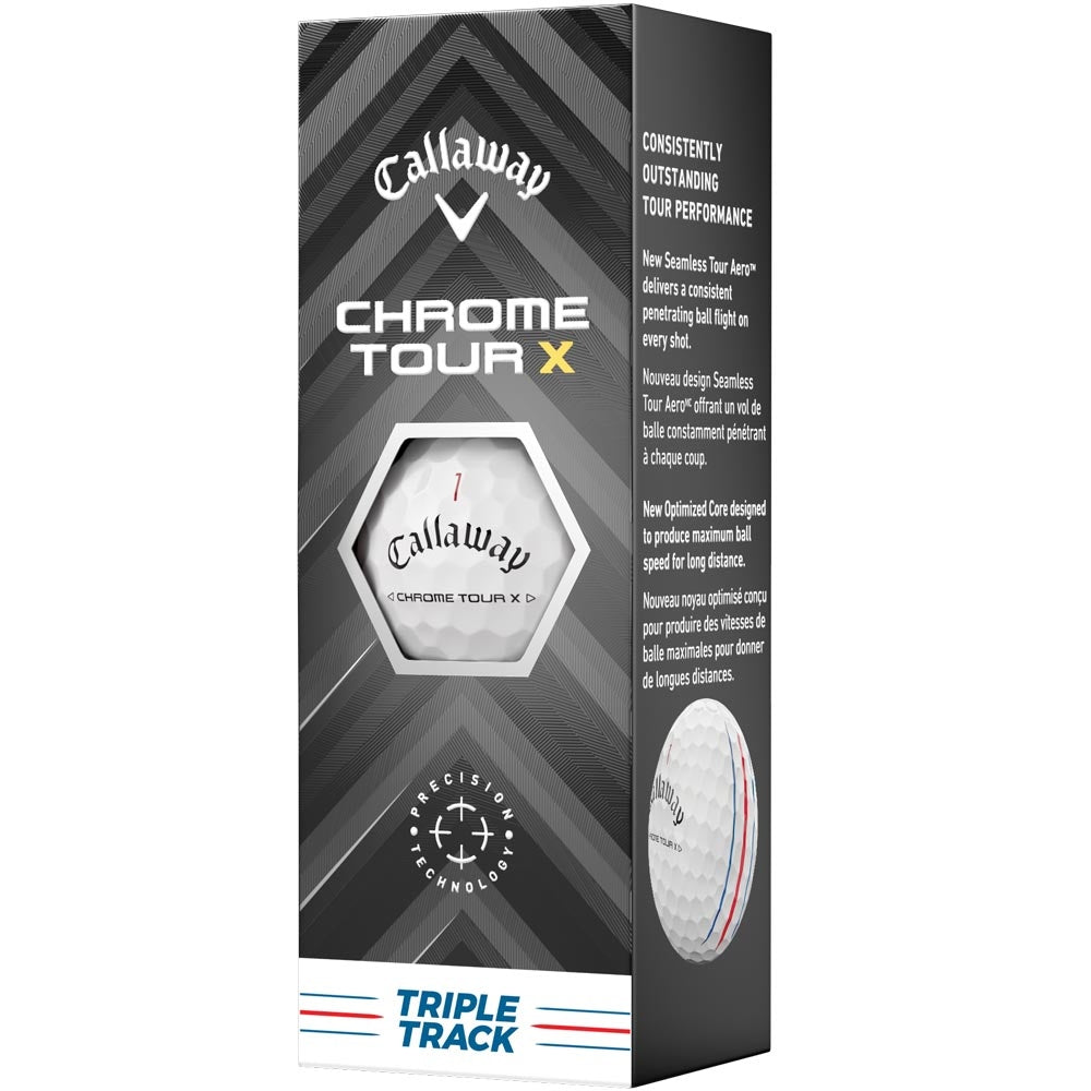 Callaway Chrome Tour X Triple Track Golfbälle 2024