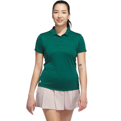 adidas Solid Performance Short Sleeve Damenpoloshirt green