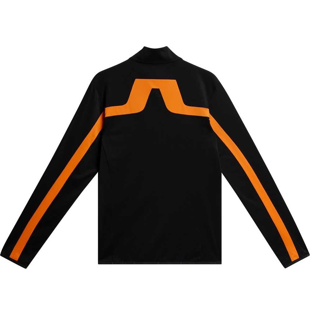 Lindeberg M Jarvis Mid Layer Herrengolfjacke Black-Orange