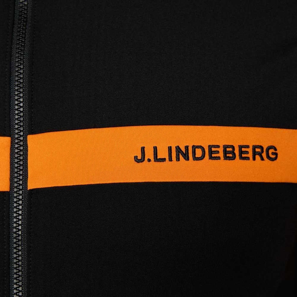 Lindeberg M Jarvis Mid Layer Herrengolfjacke Black-Orange