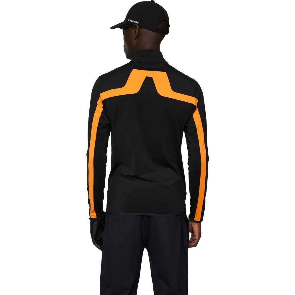 Lindeberg M Jarvis Mid Layer Herrengolfjacke Black-Orange