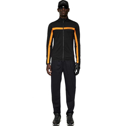 Lindeberg M Jarvis Mid Layer Herrengolfjacke Black-Orange