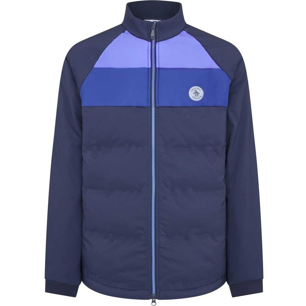 Penguin Insulated Full Zip Mixed Media Herrengolfjacke Navy