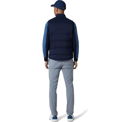 Penguin Insulated Full Zip Mixed Media Herrengolfweste Navy