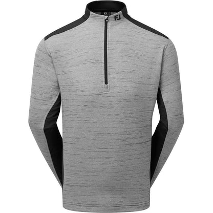 FootJoy Space Dye Thermal Herrenpullover Grey-Black