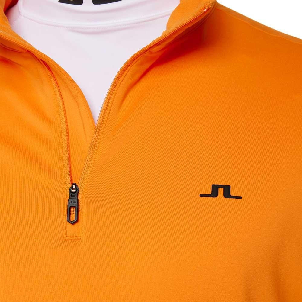 Lindeberg M Luke Quarter Zip Mid Layer Herrengolfpullover Orange