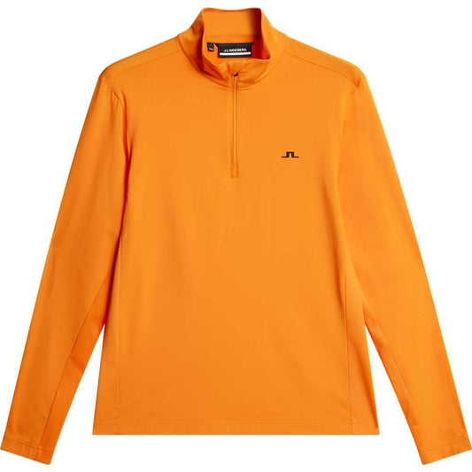 Lindeberg M Luke Quarter Zip Mid Layer Herrengolfpullover Orange