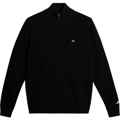 Lindeberg M Kian Zipp Herrengolfpullover Black