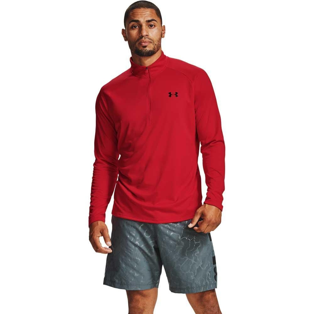 Under Armour UA Tech 2.0 1/2 Zip Herrengolfpullover Red