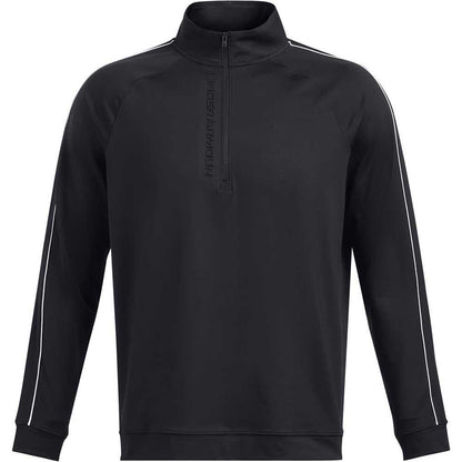 Under Armour Storm Midlayer HZ Herrengolfpullover Black-White