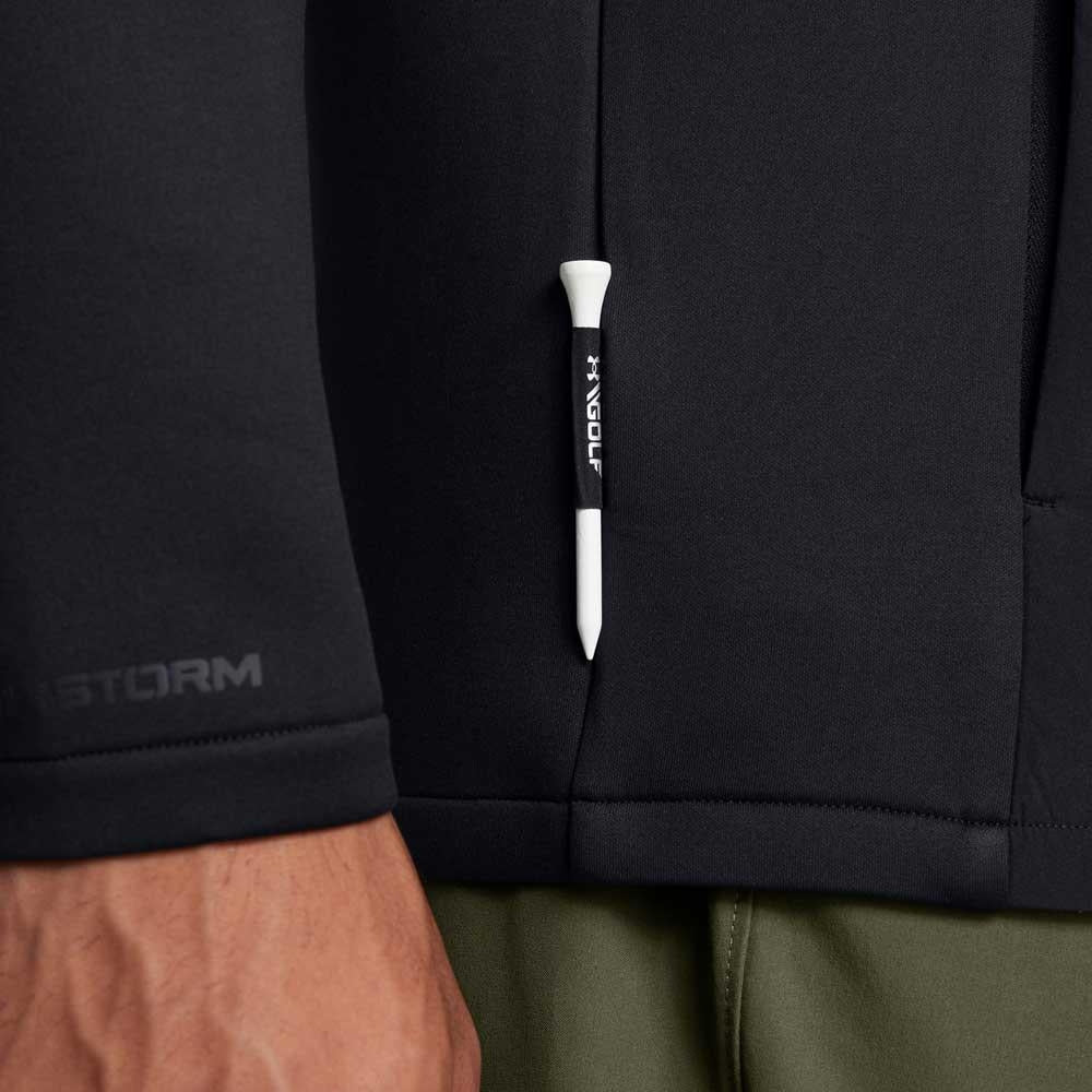 Under Armour Drive Pro Storm Hybrid Herrengolfpullover Black