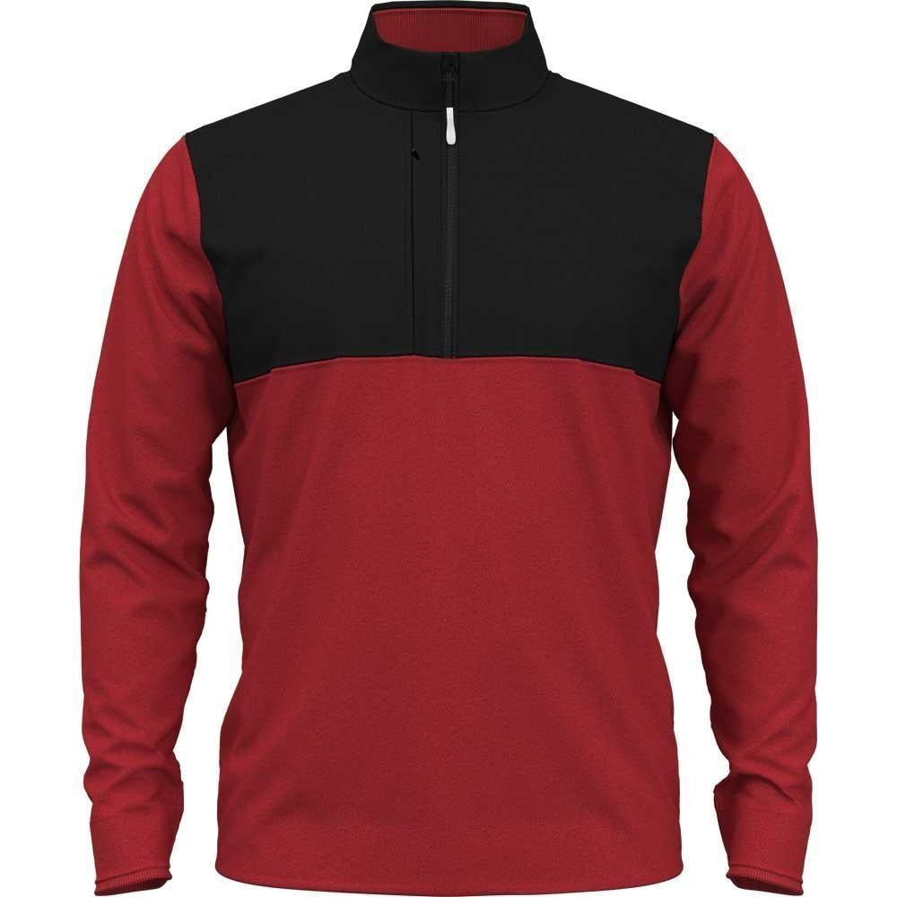 Under Armour Drive Storm SF HZ Herrengolfpullover Black-Red